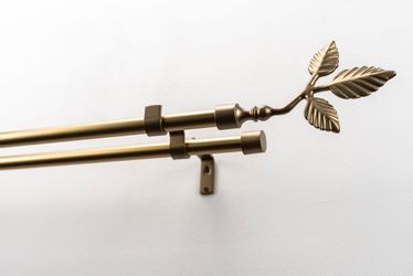 GARESA Gardinenstange "SHEET mit offenem Träger" Ø 16 mm 2 läufig-läufig Wu günstig online kaufen