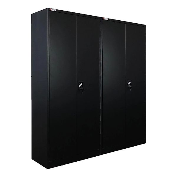 PROREGAL MegaDeal 2x Flügeltürenschrank ELEPHANT Mit 2 Türen Abschließbar H günstig online kaufen