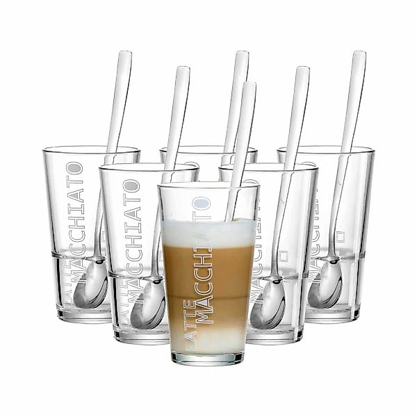 Ritzenhoff & Breker Latte-Macchiato-Glas "Latte Macchiato Gläser + Löffel L günstig online kaufen