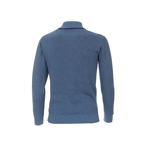 VENTI Rundhalspullover blau regular fit (1-tlg) günstig online kaufen