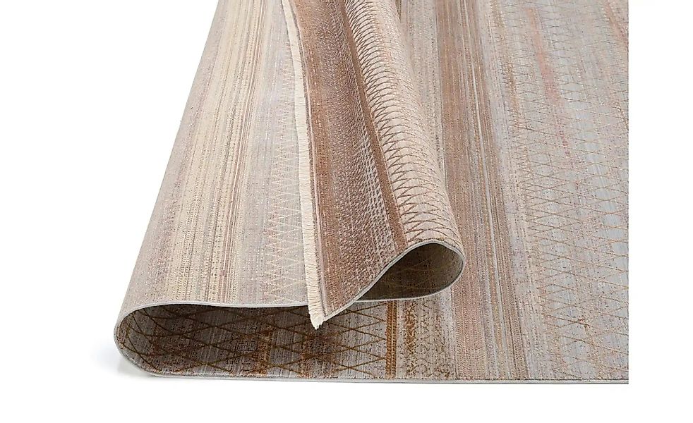 Teppich  Cremona ¦ braun ¦ Synthetische Fasern ¦ Maße (cm): B: 200 H: 0,7 T günstig online kaufen