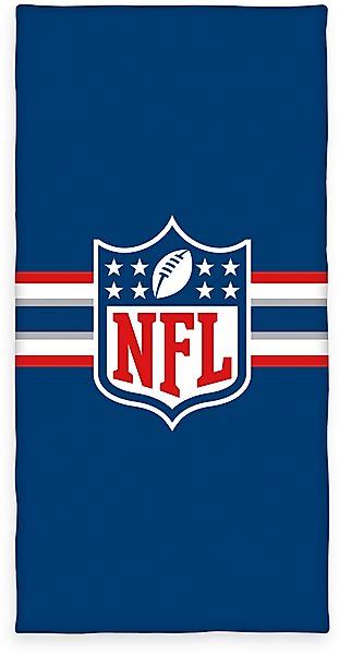 Badetuch "NFL Super Bowl" hochfarbig bedruckt, American Football günstig online kaufen