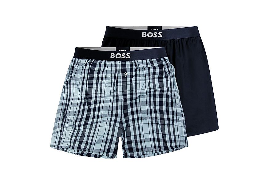 BOSS Boxershorts Boxer Shorts EW (2-St) mit Webgummibund günstig online kaufen