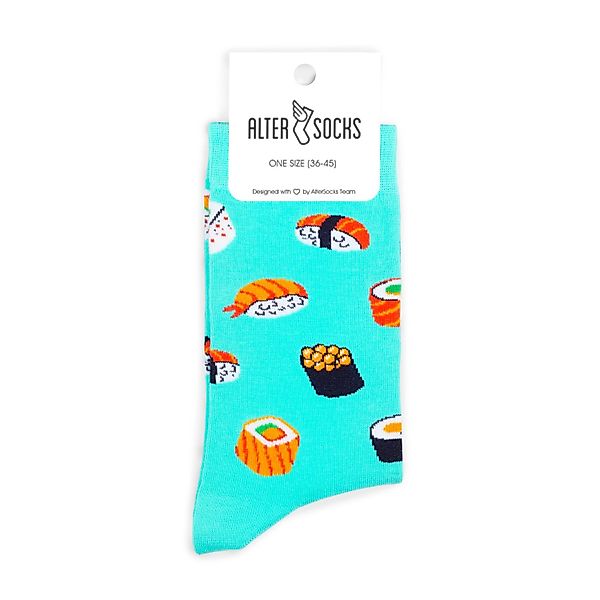 AlterSocks Freizeitsocken Lustige Socken Sushi Socken günstig online kaufen