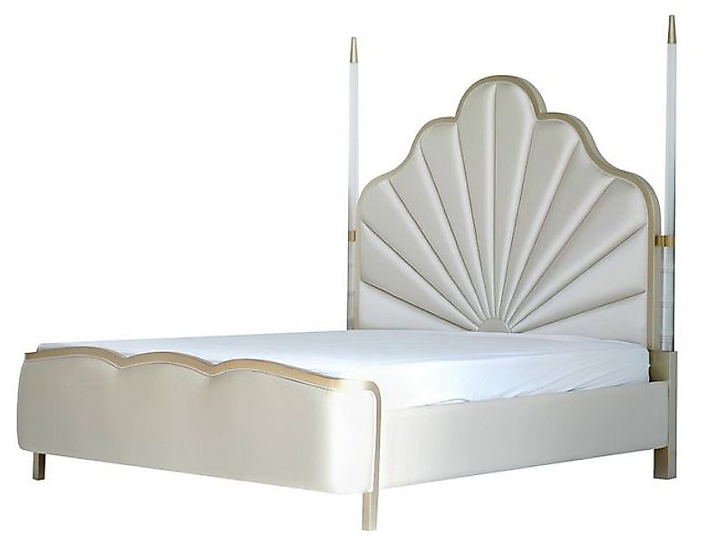 Xlmoebel Bett Doppelbett aus Leder mit Polsterung für das Schlafzimmer in E günstig online kaufen