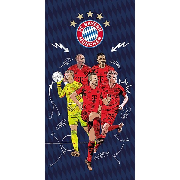 BERONAGE Strandtücher FC Bayern München Badetuch günstig online kaufen