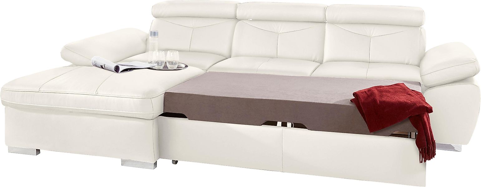 exxpo - sofa fashion Ecksofa "Spring, super bequem, mit Armteil- und Kopfte günstig online kaufen
