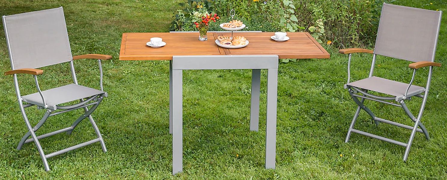 MERXX Gartentisch »Balkonauszieh-tisch«, 65x130 cm günstig online kaufen