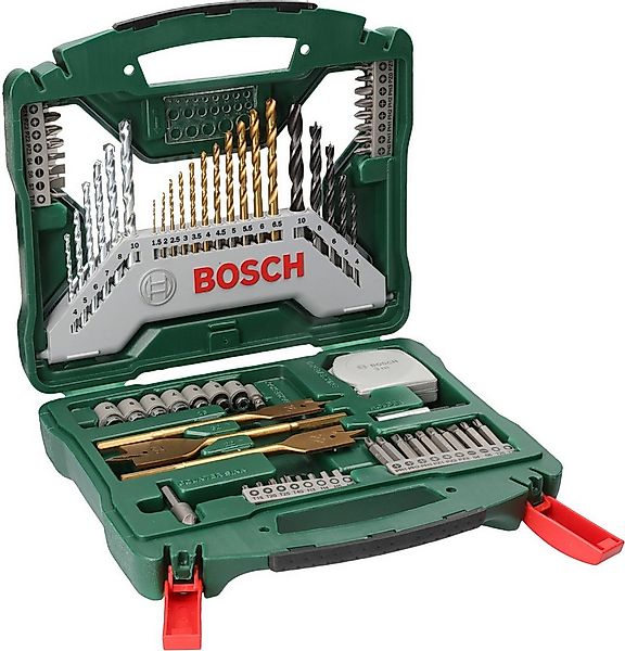 BOSCH Bohrer- und Bit-Set Bosch Bit-Bohrer-Set X-Line im Kunststoffkoffer günstig online kaufen