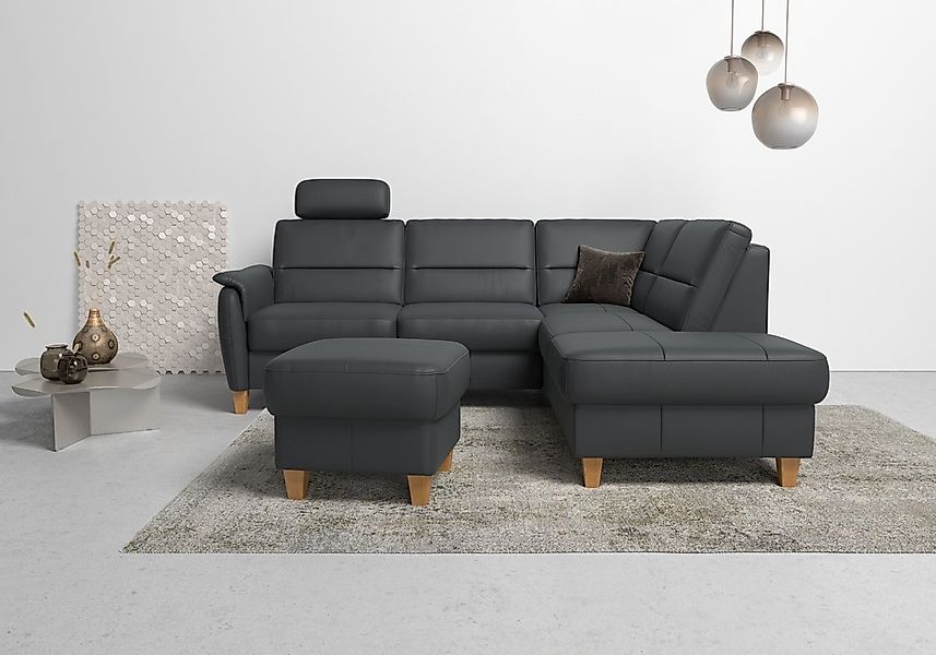 Home affaire Ecksofa "Palmera L-Form, B: 236 cm" optional Bettfunktion & Be günstig online kaufen