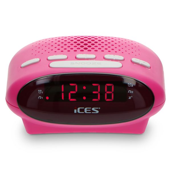 Lenco Radiowecker ICR-210 Pink modernes Uhrenradio günstig online kaufen