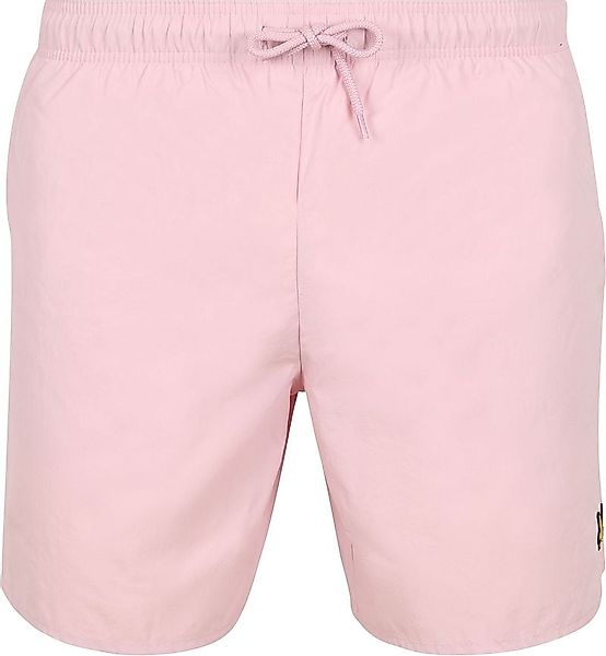 Lyle & Scott Badeshorts Plain Rosa - Größe M günstig online kaufen