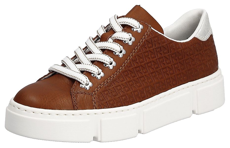 Rieker Freizeitschuh, Schnürhalbschuh Plateausneaker mit seitlicher günstig online kaufen