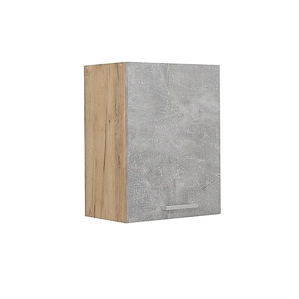 Vicco Hängeschrank R-Line, Beton/Goldkraft Eiche, 45 günstig online kaufen
