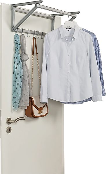 Ruco Türgarderobe, schafft zustätzlichen Stauraum, mit 6 Haken, Aluminium/K günstig online kaufen