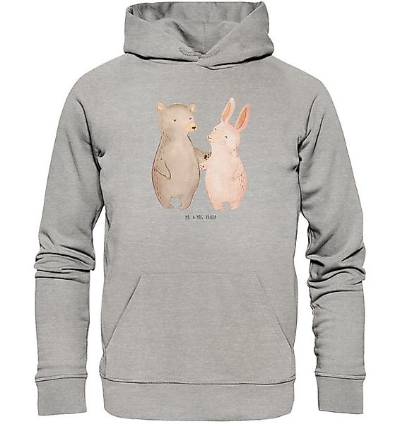 Mr. & Mrs. Panda Hoodie Bär und Hase Umarmen Größe XS - Heather Grey - Gesc günstig online kaufen
