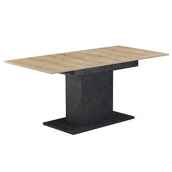 B&D home Säulen-Esstisch BOSCO, ausziehbar, 120-160cm, günstig online kaufen