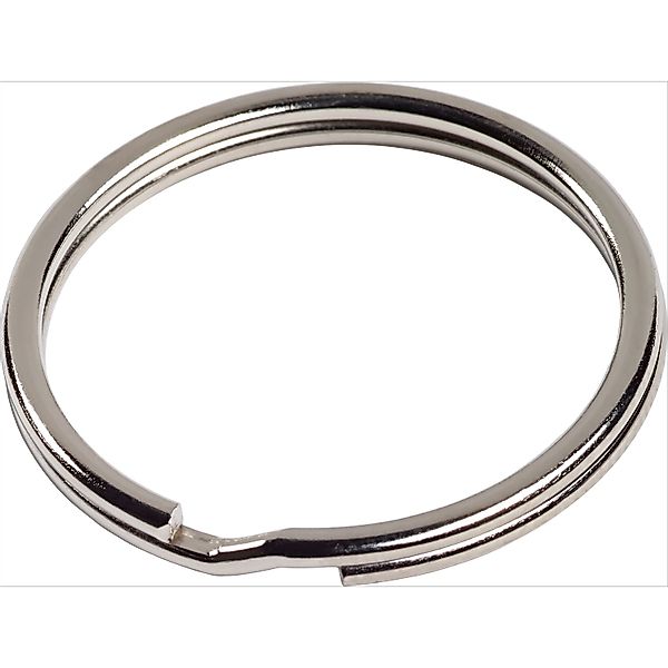 Schlüsselring Ø 20 mm - Ø 30 mm vernickelt 6 Stück günstig online kaufen