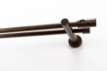 GARESA Gardinenstange "PANDRI" Ø 20 mm 2 läufig-läufig Wunschmaßlänge Vorha günstig online kaufen