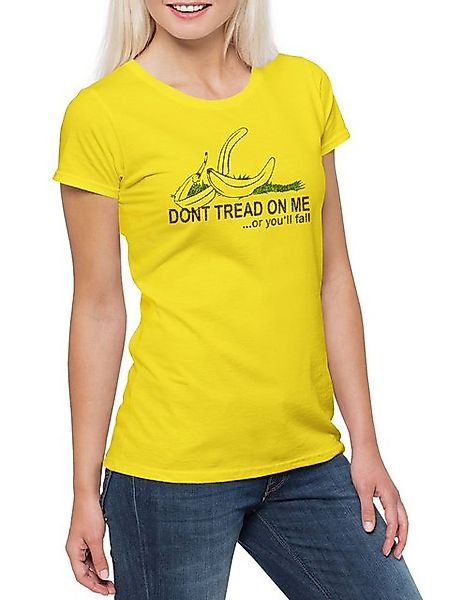 Urban Backwoods Print-Shirt Don't Tread On Me Banana Damen T-Shirt Banane G günstig online kaufen