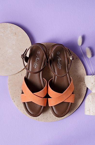 Aniston SHOES Keilsandalette, Sommerschuh, Riemchensandale, Keilabsatz günstig online kaufen