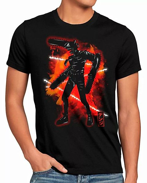 style3 Print-Shirt Herren T-Shirt Cosmic Hunter denji anime manga chainsaw günstig online kaufen