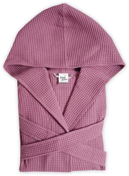 framsohn frottier Damenbademantel Wasffelpiqué, Kurzform, Baumwolle, günstig online kaufen
