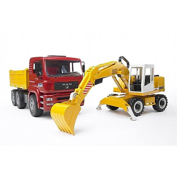 Bruder® Spielzeug-Bagger 02751 MAN TGA Kipplastwagen günstig online kaufen