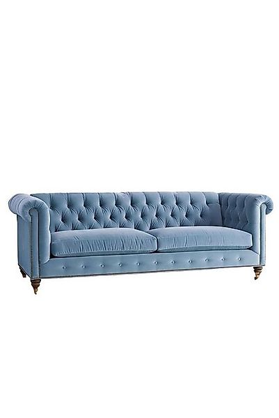 Xlmoebel Sofa Chesterfield Luxus Polstermöbel Set aus Leder und Stoff im De günstig online kaufen