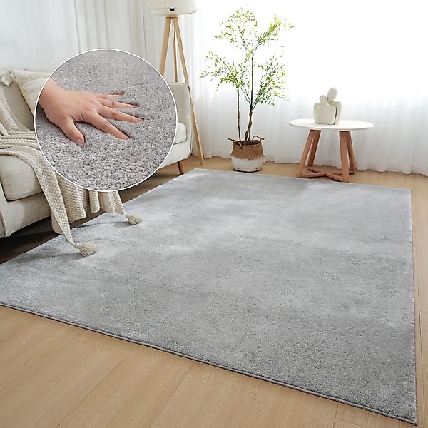 my home Teppich Cali, Kunstfellteppich, rechteckig, günstig online kaufen