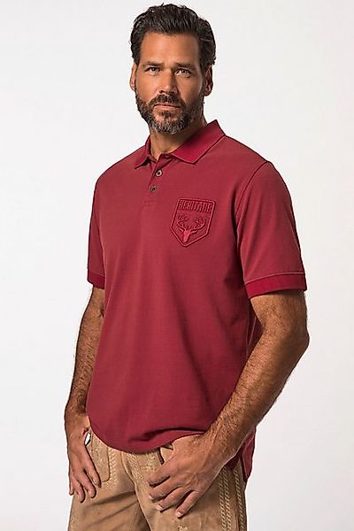 JP1880 Poloshirt Poloshirt Tracht Halbarm Piqué Trachten-Stickerei günstig online kaufen