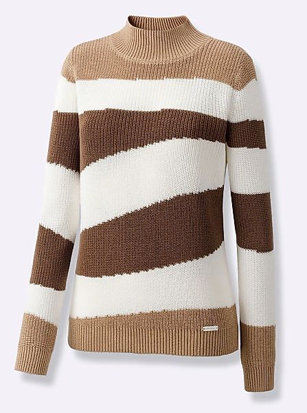 Casual Looks Stehkragenpullover "Pullover" günstig online kaufen