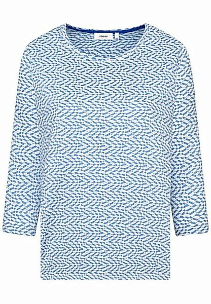 elanza T-Shirt Shirt Structure - 01/white-blue (1-tlg) günstig online kaufen
