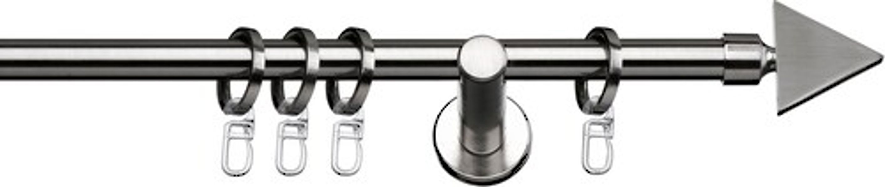 indeko Gardinenstange »Prisma«, 1 läufig-läufig, Fixmaß, Komplett-Set inkl. günstig online kaufen