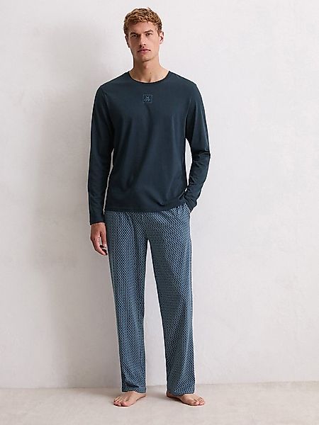 Marc O'Polo Pyjama Mix N Match Cotton (2 tlg) schlafanzug schlafmode bequem günstig online kaufen