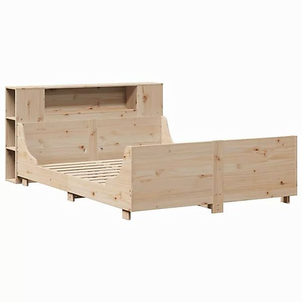 vidaXL Bett Massivholzbett ohne Matratze 150x200 cm Kiefernholz günstig online kaufen