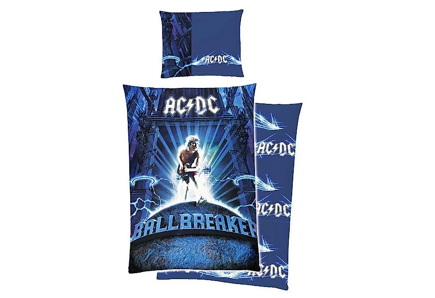 BERONAGE Wendebettwäsche ACDC Ballbreaker Bettwäsche Linon / Renforcé, 100% günstig online kaufen