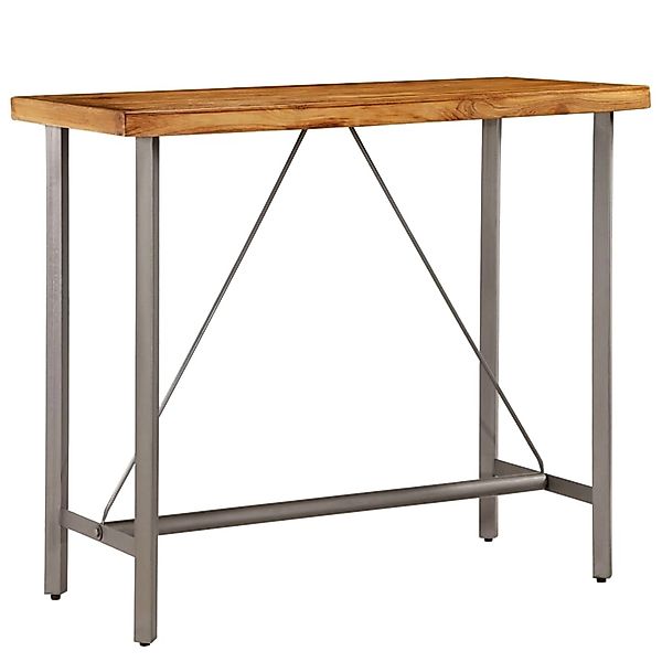 vidaXL Bartisch Recyceltes Massivholz Teak 120 x 58 x 106 cm günstig online kaufen