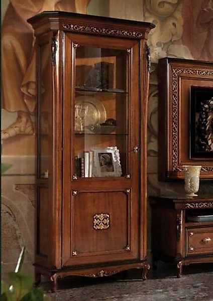 JVmoebel Glasvitrine Vitrine 1 Tür Schrank Vitrinen Wohnzimmer Schränke Sch günstig online kaufen