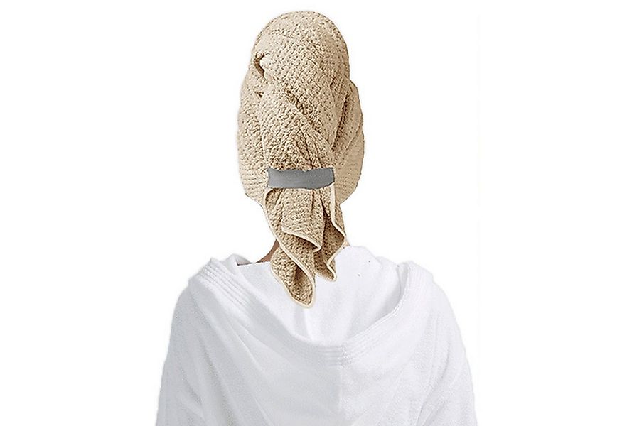 STILVORA Turban-Handtuch Haarturban Damen mit Knopf Schnelltrocknendes Hand günstig online kaufen