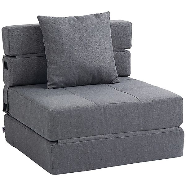 HOMCOM Sessel 2-in-1 Klappsessel mit Bettfunktion günstig online kaufen