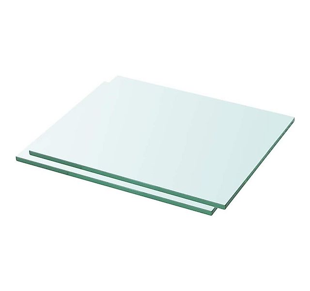 vidaXL Regal Regalböden 2 Stk. Glas Transparent 30x20 cm, 2-tlg. günstig online kaufen