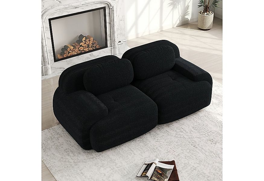 Odikalo 2-Sitzer modular kombinierbar Polstersofa Chaiselongue, 82'' Lovese günstig online kaufen