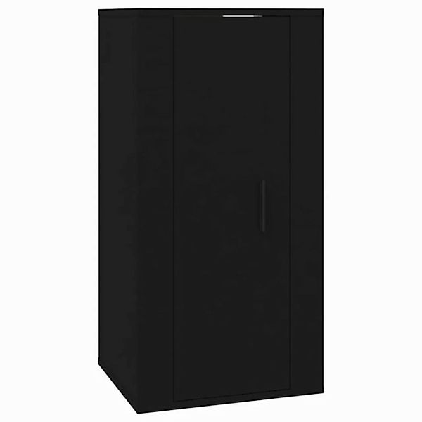 furnicato TV-Schrank TV-Wandschrank Schwarz 40x34,5x80 cm (1-St) günstig online kaufen