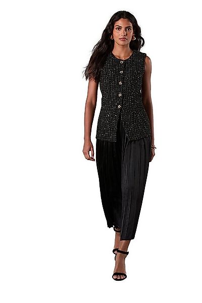 Next Partykleid Festliches 2-in-1-Kleid mit Tweed-Weste (2-tlg) günstig online kaufen