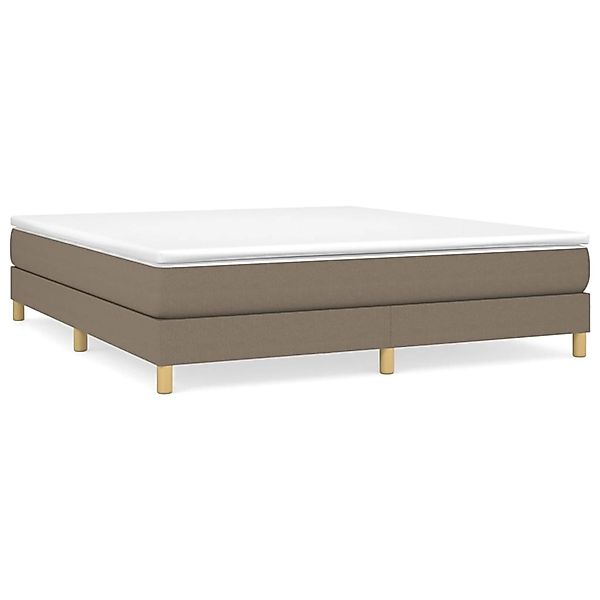 vidaXL Boxspringbett Taupe 160x200 cm Stoff1394700 günstig online kaufen