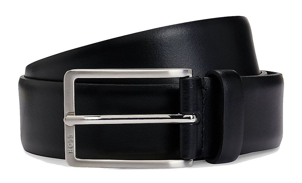 BOSS Ledergürtel Erman-L Sz35 Leather Belt aus echtem Rindsleder günstig online kaufen