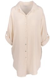 Seasons of April Hemdbluse Oversized Musselinbluse günstig online kaufen