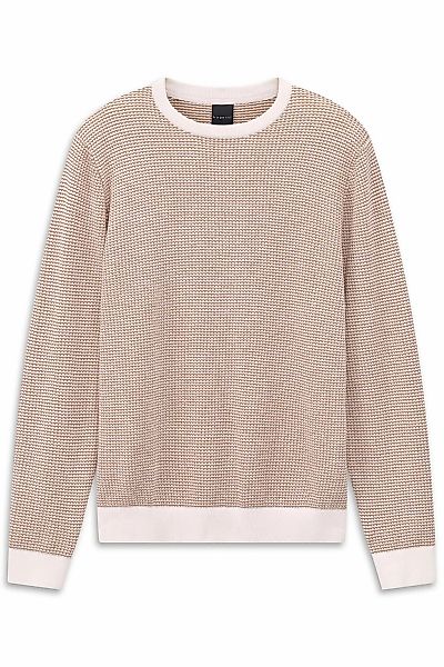 bugatti Rundhalspullover "Regular Fit" aus reiner Baumwolle günstig online kaufen