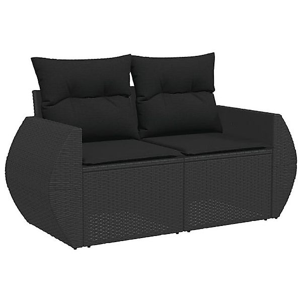 vidaXL Loungesofa Gartensofa mit Kissen 2-Sitzer günstig online kaufen